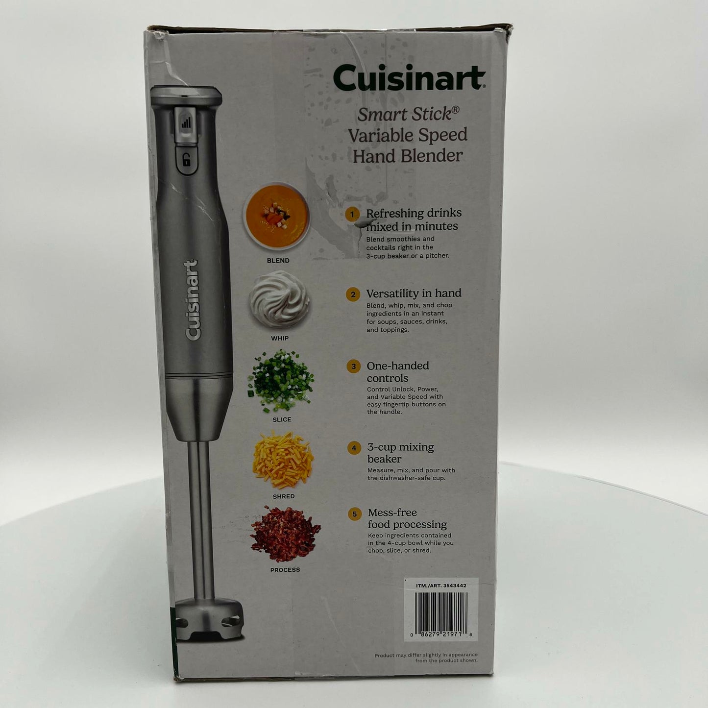 Cuisinart HB-400PC Smart Stick Variable Speed Hand Blender - Like New