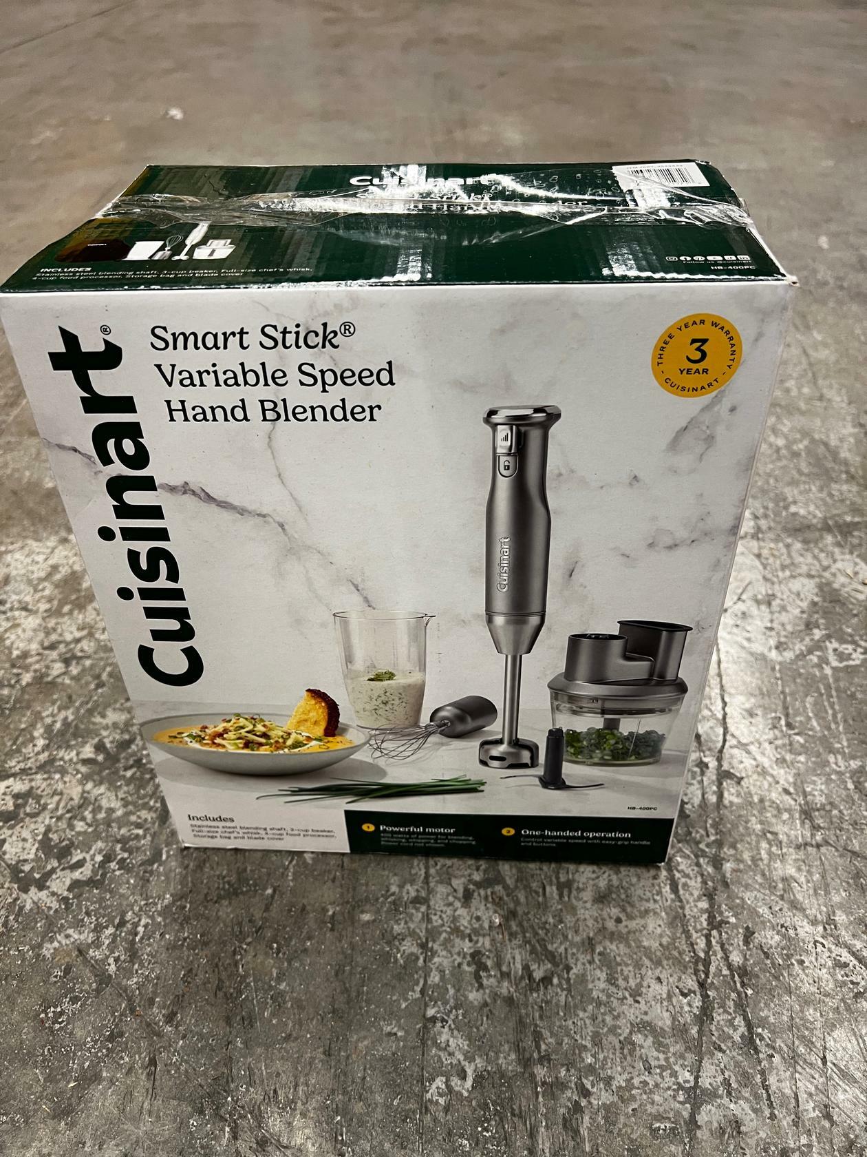 Cuisinart HB-400PC Smart Stick Variable Speed Hand Blender - Like New