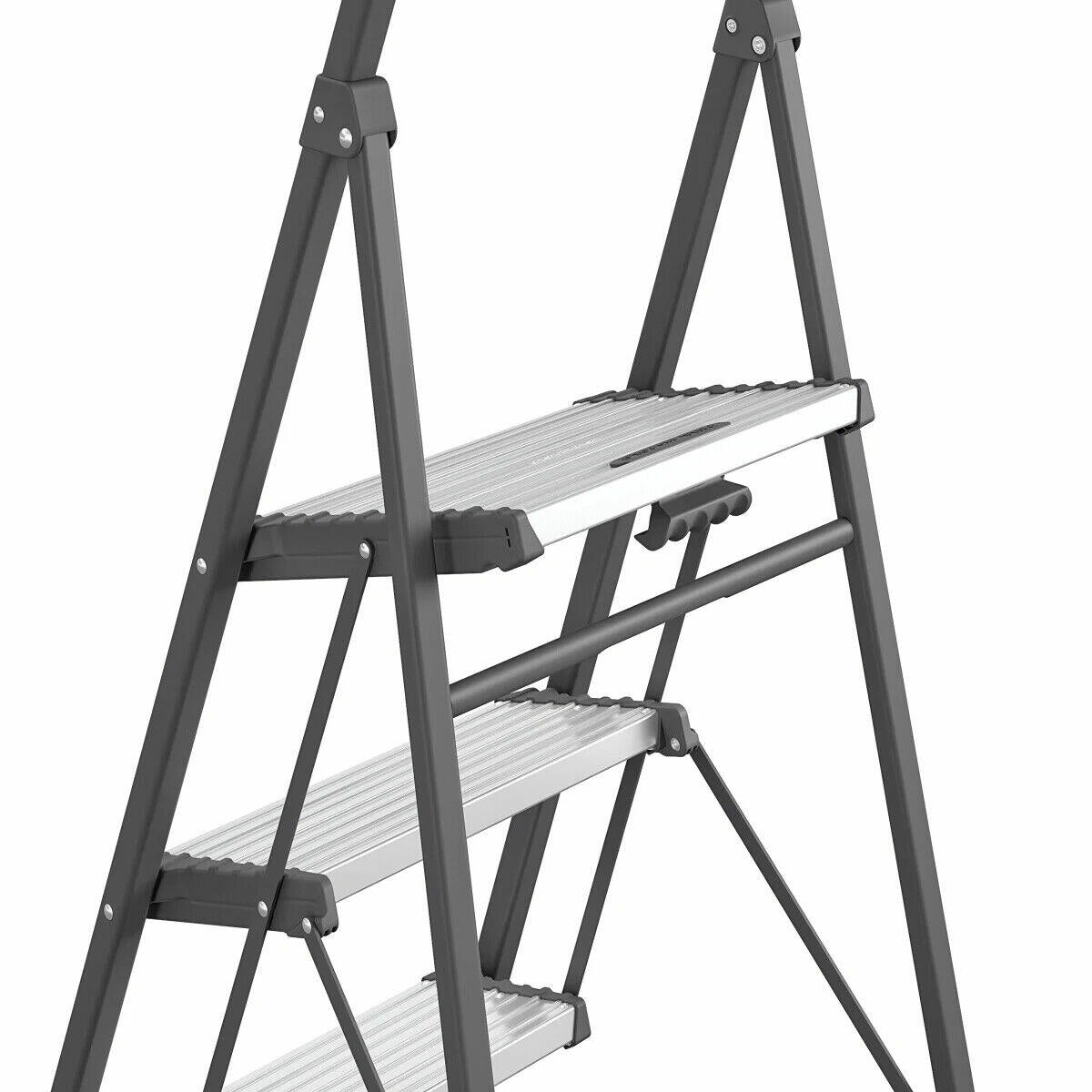 Open Box - Cosco 3-Step Folding Step Stool, 250 lbs Load Capacity