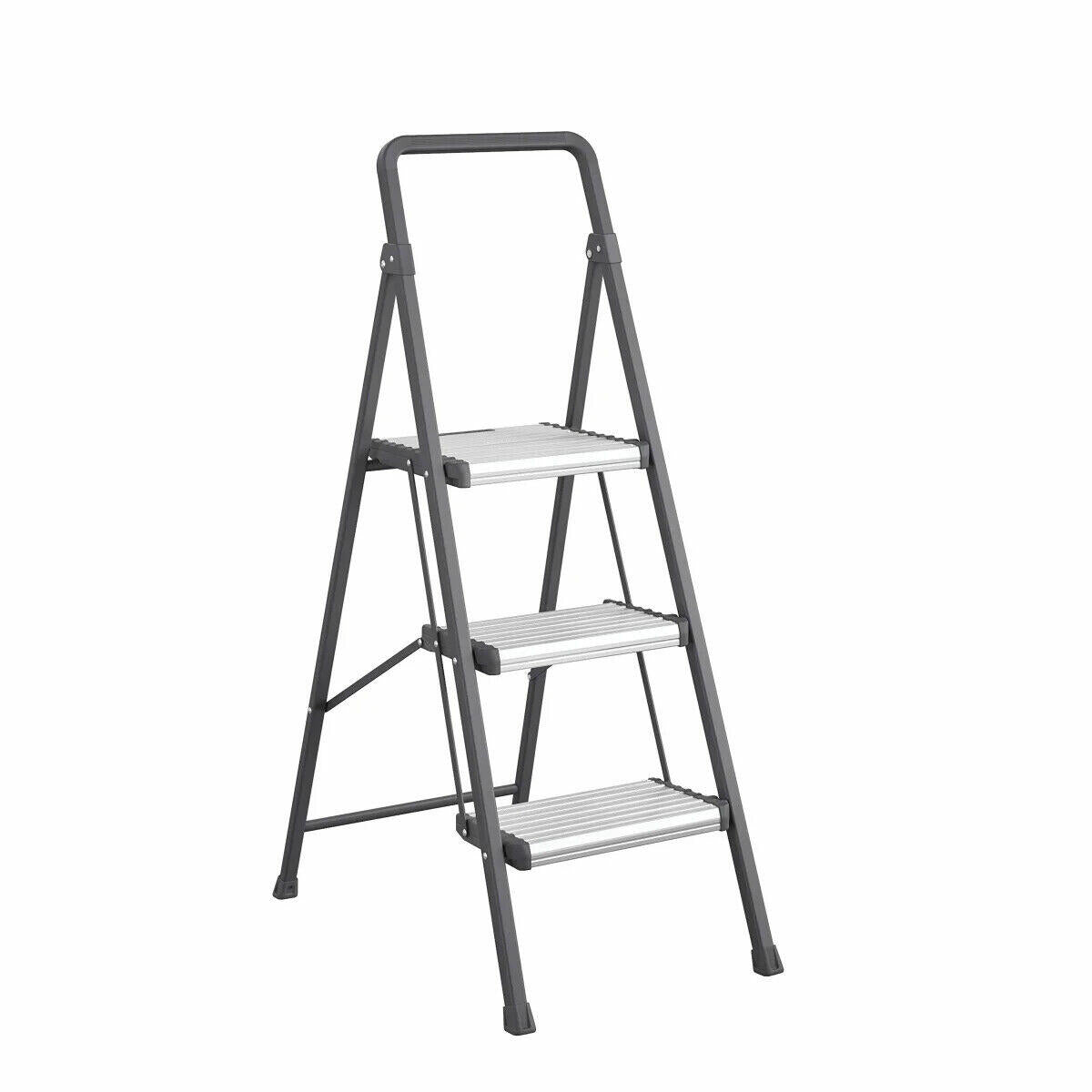 Open Box - Cosco 3-Step Folding Step Stool, 250 lbs Load Capacity